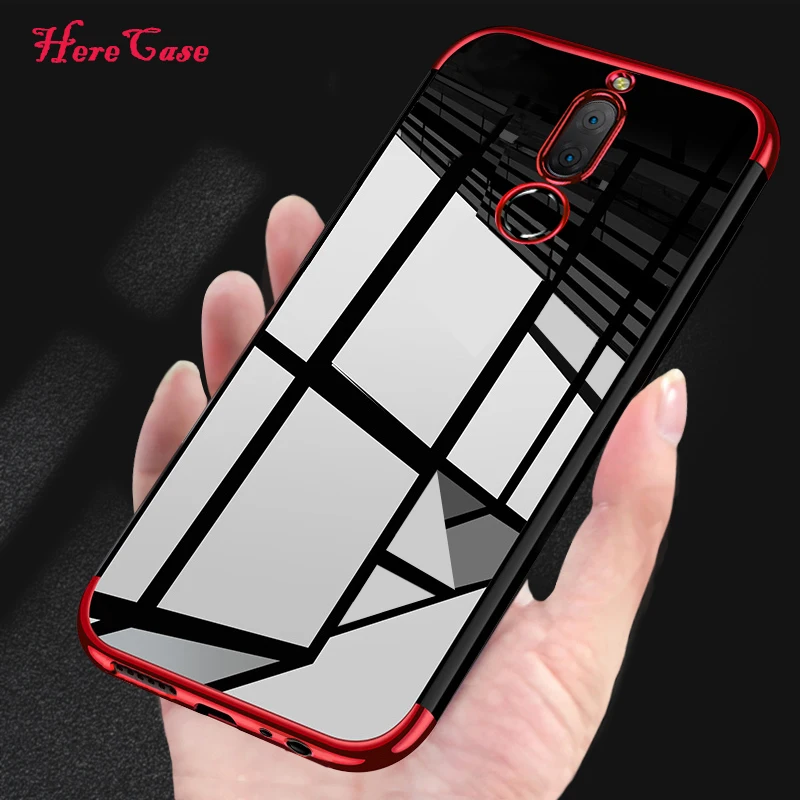 

HereCase Phone Cases For Huawei Mate 10 lite Luxury Soft Silicone Transparent Plating Cover For Huawei Nova 2i Mate 10 Pro Cases