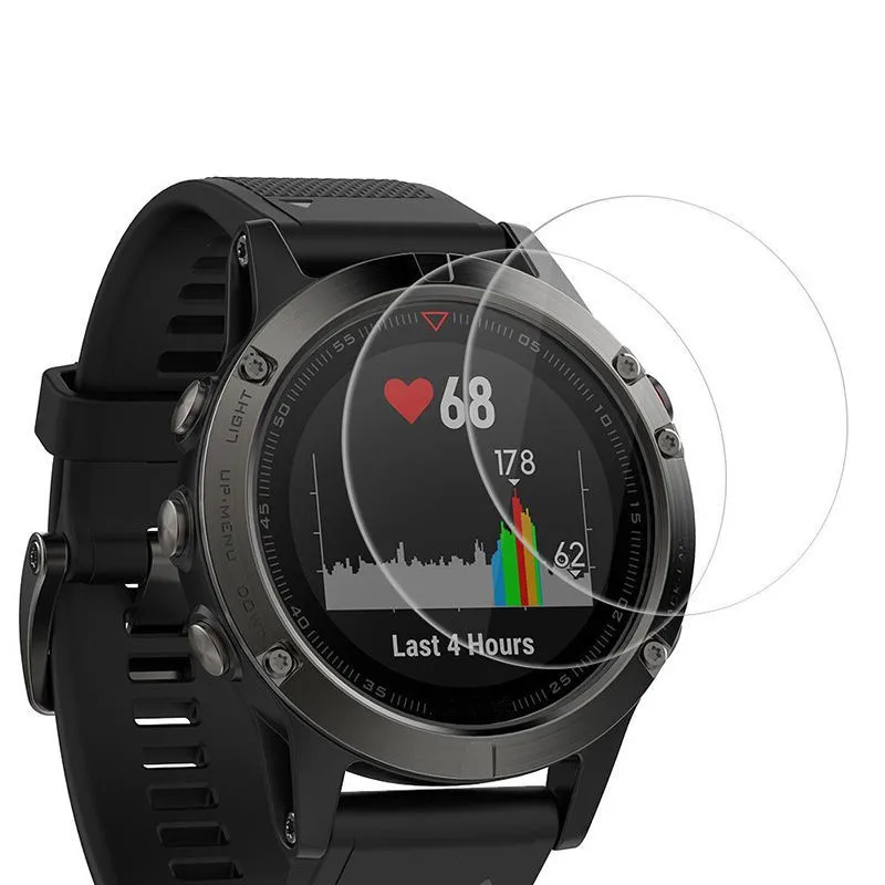 

1PCS/2PCS New 9H Hardness Anti-scratch Tempered Glass Screen Protector for Garmin Fenix 5 5s
