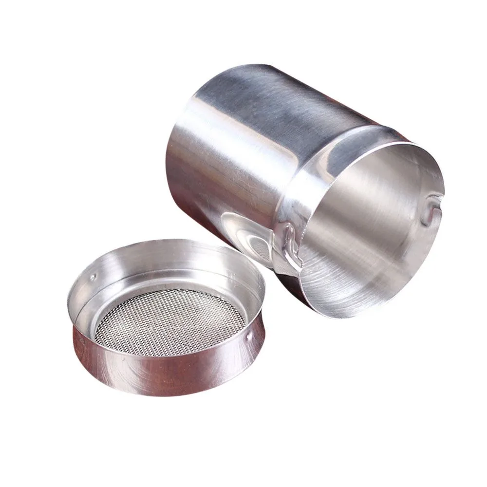 304 Stainless Steel Sieve Cup Mesh Pot Matcha Powder Sieve Light