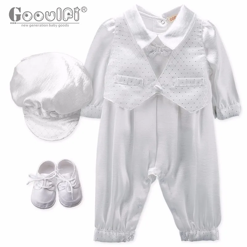 Gooulfi Christening Baptism Baby Boy Clothes Toddler Baptism Party 4