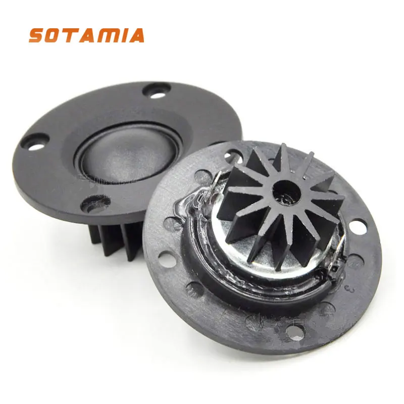 

SOTAMIA 2Pcs 52MM Mini Portable Audio Tweeter Speakers Hifi Fever Treble Silk Film DIY Sound Speaker Home Theater Loudspeaker