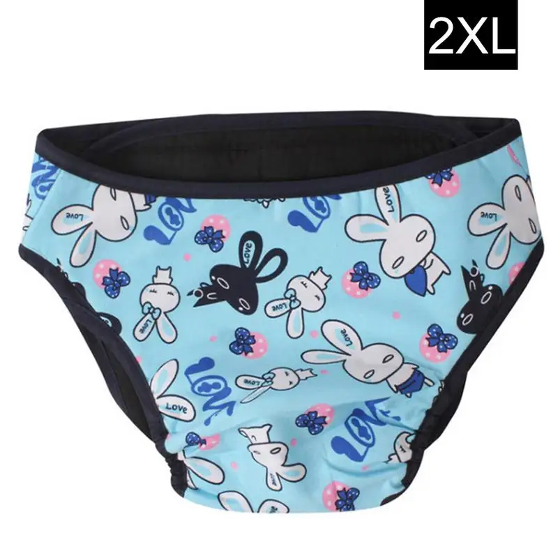 XS-XXL брюки для собак, моющиеся подгузники, женские шорты для собак, трусики для менструации, гигиеническое нижнее белье, трусы для собак - Цвет: Blue