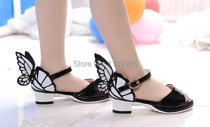 heel sandals for small girl