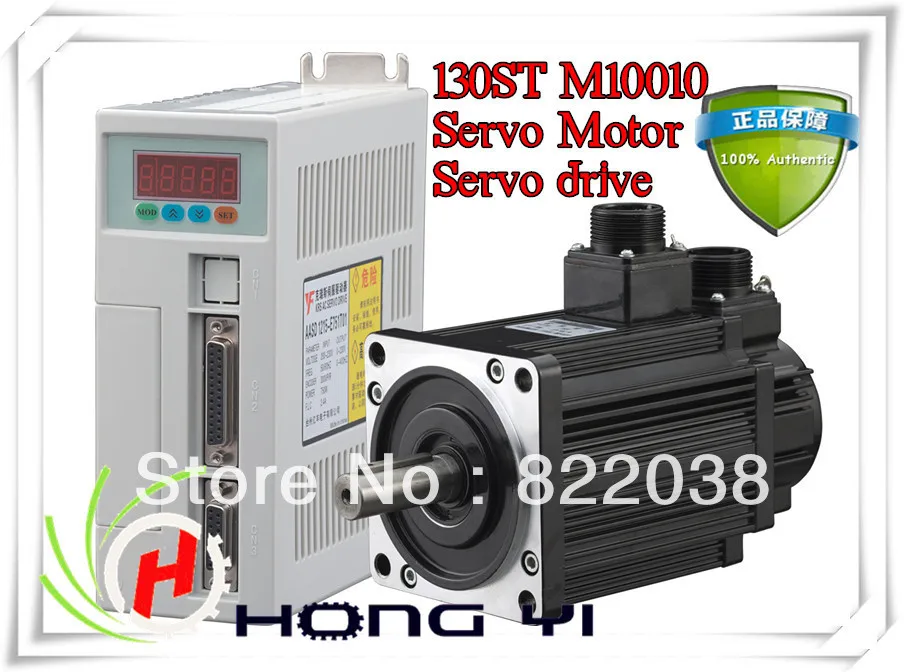Servo system kit 10N.M 1KW 1500RPM 130ST AC Servo Motor 130ST-M10010 + Matched Servo Driver Servo system kit 10N.M 1KW 1500RPM 130ST AC Servo Motor 130ST-M10010 + Matched Servo Driver