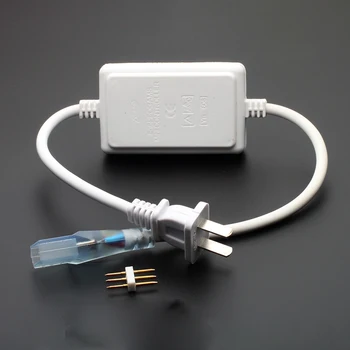 

50pcs Led three - wire patch dimming controller lamp three-core monochromatic jump power plug color static change LED Lamp