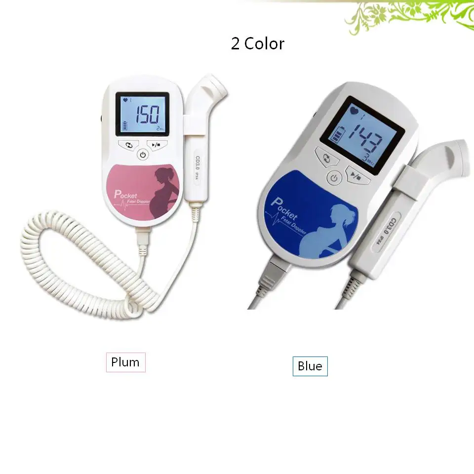 3,0 МГц фетальный допплеровский ручной карманный портативный звуковой ребенок сердце ультразвук беременности плод допплеровский детектор