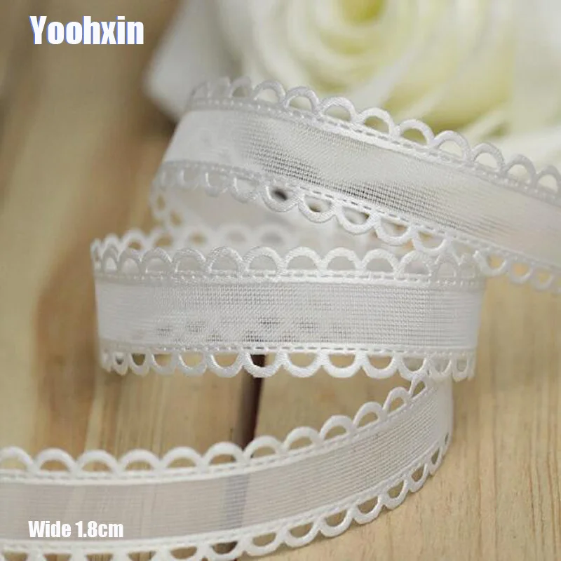 

1.8CM Wide HOT Pink Embroidery flower lace fabric trim ribbon DIY sewing applique collar cord wedding dress cloth guipure decor