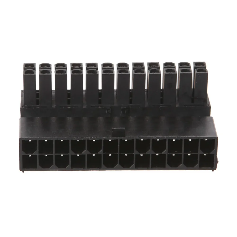 ATX 24Pin الإناث إلى 24pin الذكور زاوية الحق محول ل حاسوب شخصي مكتبي امدادات الطاقة