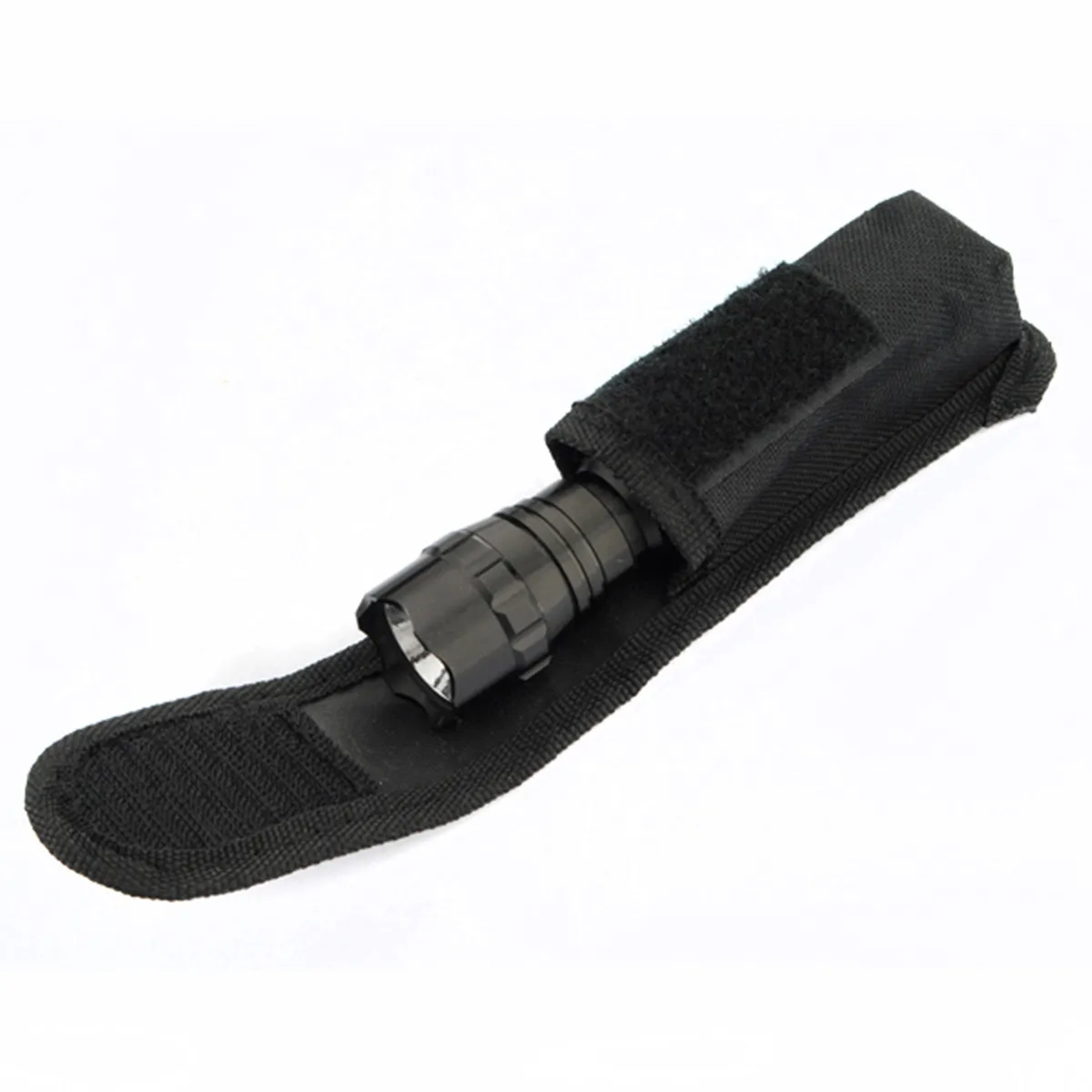 Черная нейлоновая Волшебная наклейка высокого качества чехол для фонарика ремня
