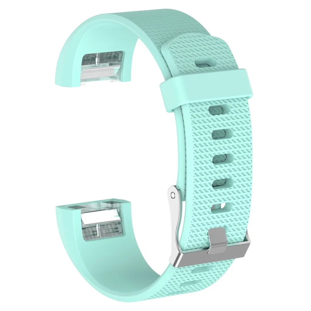 Для Fitbit Charge2 аксессуар Larg мягкий модный силиконовый сменный ремешок для наручных часов Ремешок для наручных часов сменный ремешок для умных часов