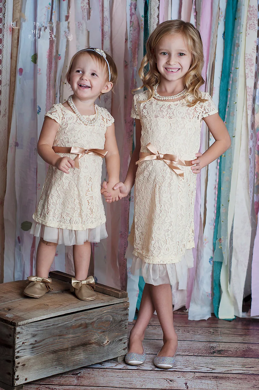 Champagne Lace Rustic Flower Girl Dress Country Chic Wedding For Baby Kids Clothes 5 Pieces Lot In Dresses From Mother Champagne Lace Rustic Flower Girl Dress Country Chic Wedding For Baby Kids Clothes 5 Pieces Lot In Dresses From Mother