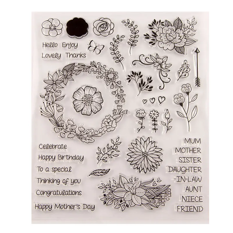 

NCraft Clear Stamps N1250 Scrapbook Paper Craft Clear stamp scrapbooking