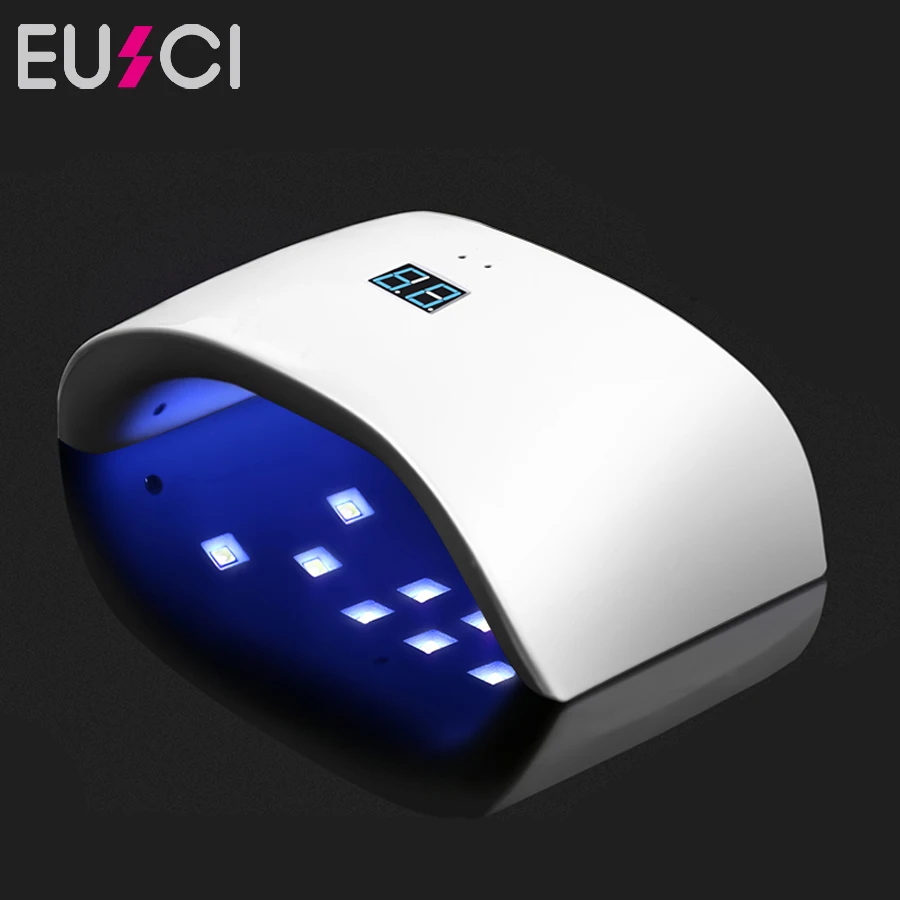 Billige 36W UV Nagel Trockner Dual UV LED Nagel Lampe Gel Curing Licht Lampe Doppel Power 99s Digital timer Nail art Werkzeuge Sonne 9x Plus