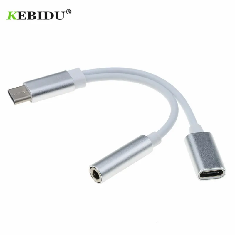 Зарядный адаптер для наушников Kebidu с разъемом USB Type-C 3 5 мм | Электроника
