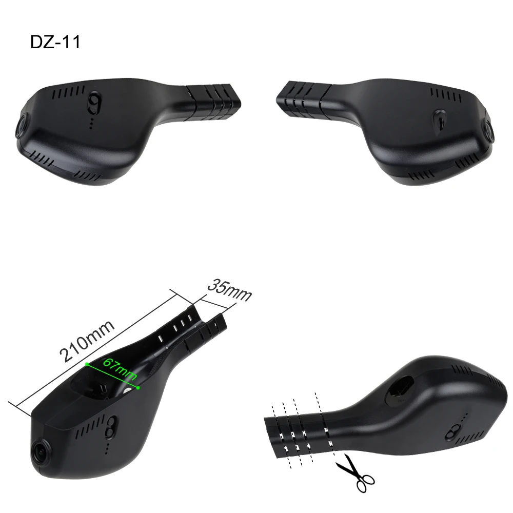 SINOSMART Novatek 96672 Wifi DVR камера для Volkswagen Magotan/CC/Touran L/Bora/Golf/Passat управление через