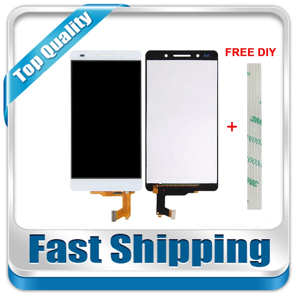 

New For Huawei Honor 7 PLk-TL01H PLK-L01 PLK-UL00 PLK-AL10 Replacement LCD Display + Touch Screen Assembly 5.2-inch Black White