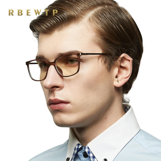 Cheap RBEWTP TR90 Blue Light Blocking Glasses led Reading Glasses Radiation-resistant Glasses Computer Gaming eyeGlasses Frame Eyewear