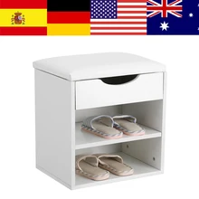 HDF+ PU прихожая деревянная обувь органайзер для хранения обуви шкаф мягкое сиденье седло стул krukjes taburetes модернос