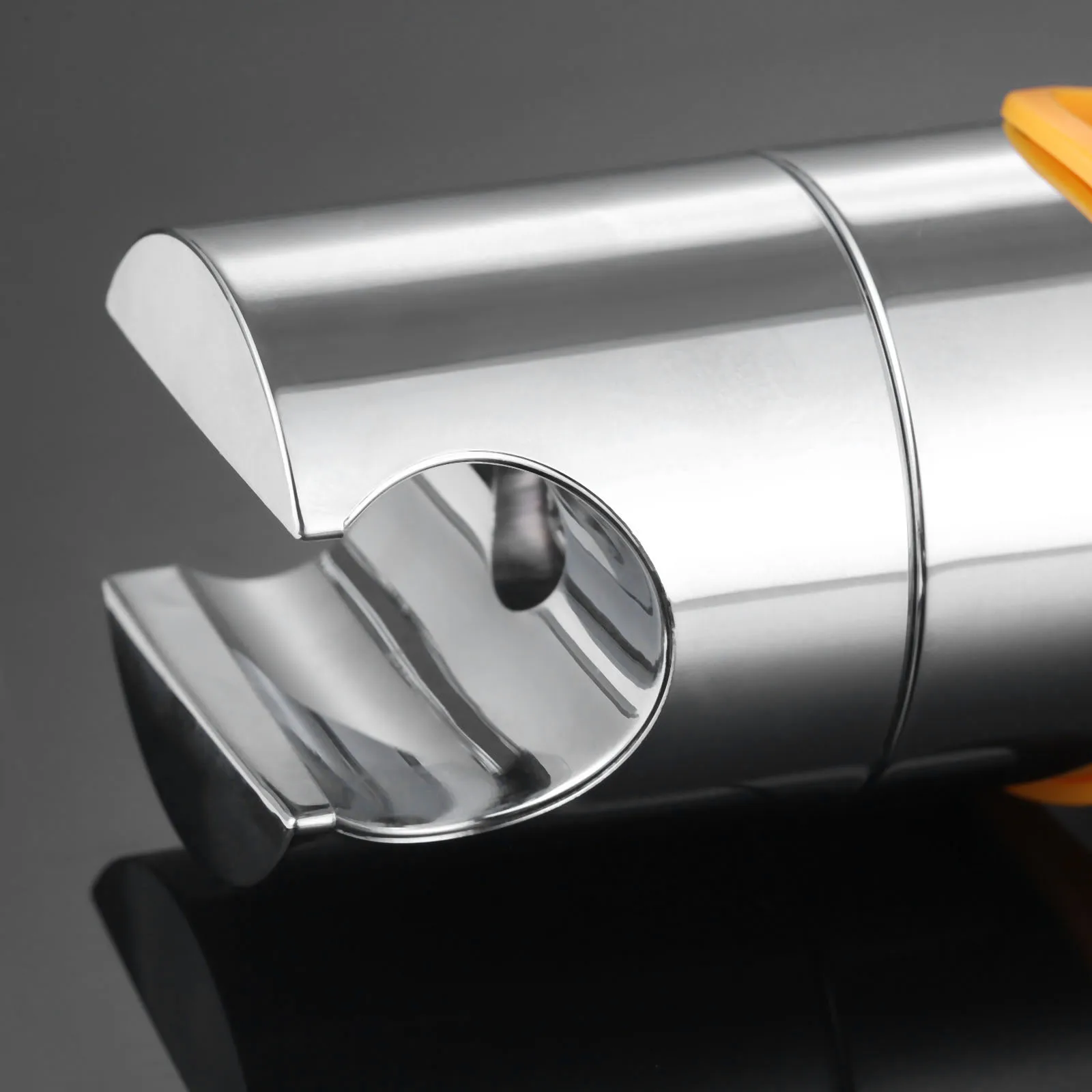 Adjustable 18-25mm Shower Slide Rail Bar Holder Clamp Shower Head Holder Bracket Slider Mounting Replacement ABS Chrome