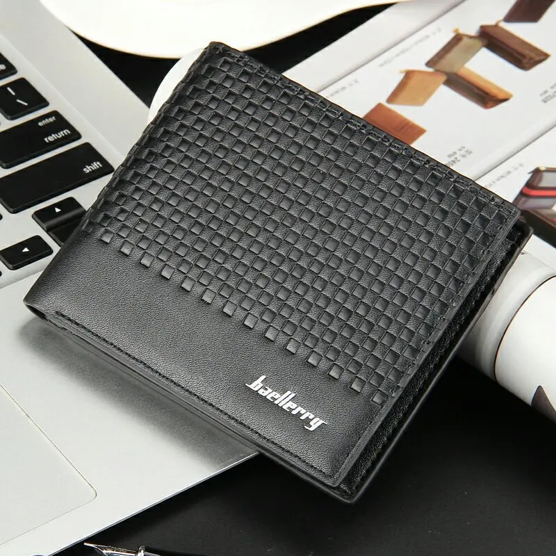 

Men Wallet Brand Famous Mens Pu Leather Short Wallet pocket Male Money Wallet Card Holder Business Men Purse Wallet DG1325