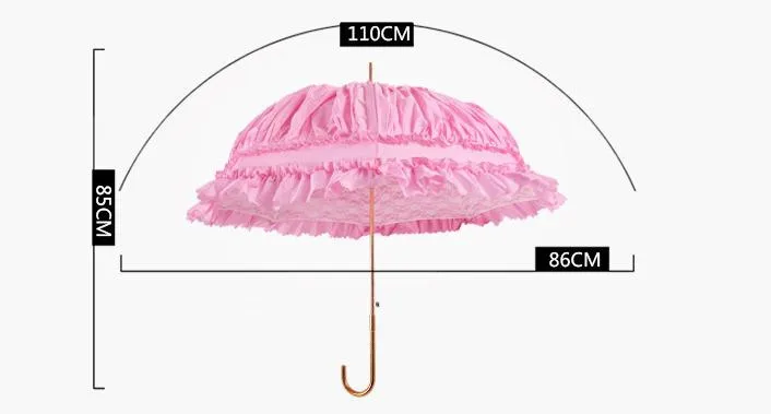 Бутик двухслойный кружевной зонтик принцесса зонт для подружек невесты Праздничная Свадьба Ремесло Зонтик