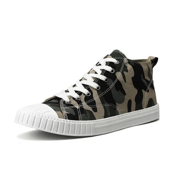 

canvas shoes 2019 summer new espadrilles lightweight breathable Camouflage shoes Classic hight-top comfortable fashion men shoes