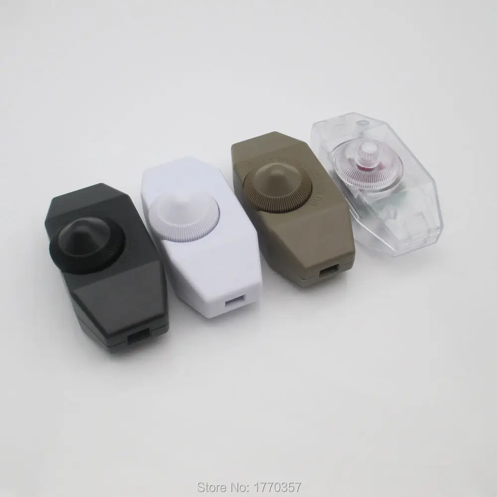 

5PCS dimmer switches gear rotating voltage temperature switch table lamp dimming regulator adjusting the voltage speed 220V