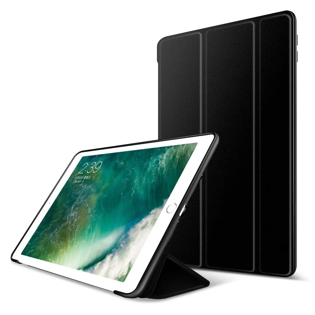 For 2017 Apple iPad Pro 10.5 Case, Slim Smart Case Folding Stand Auto Sleep/Wake Case Cover For iPAD 10.5 PU + TPU back Case for ipad pro 9 7 5 shapes smart case soft tpu back case slim pu leather magnetic cover for ipad 7 air 3 auto sleep wake a66