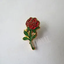 Оптом масонские значок булавки на лацканы масон, вольный каменщик LPM061 роза цветок 0,6*1,4 см