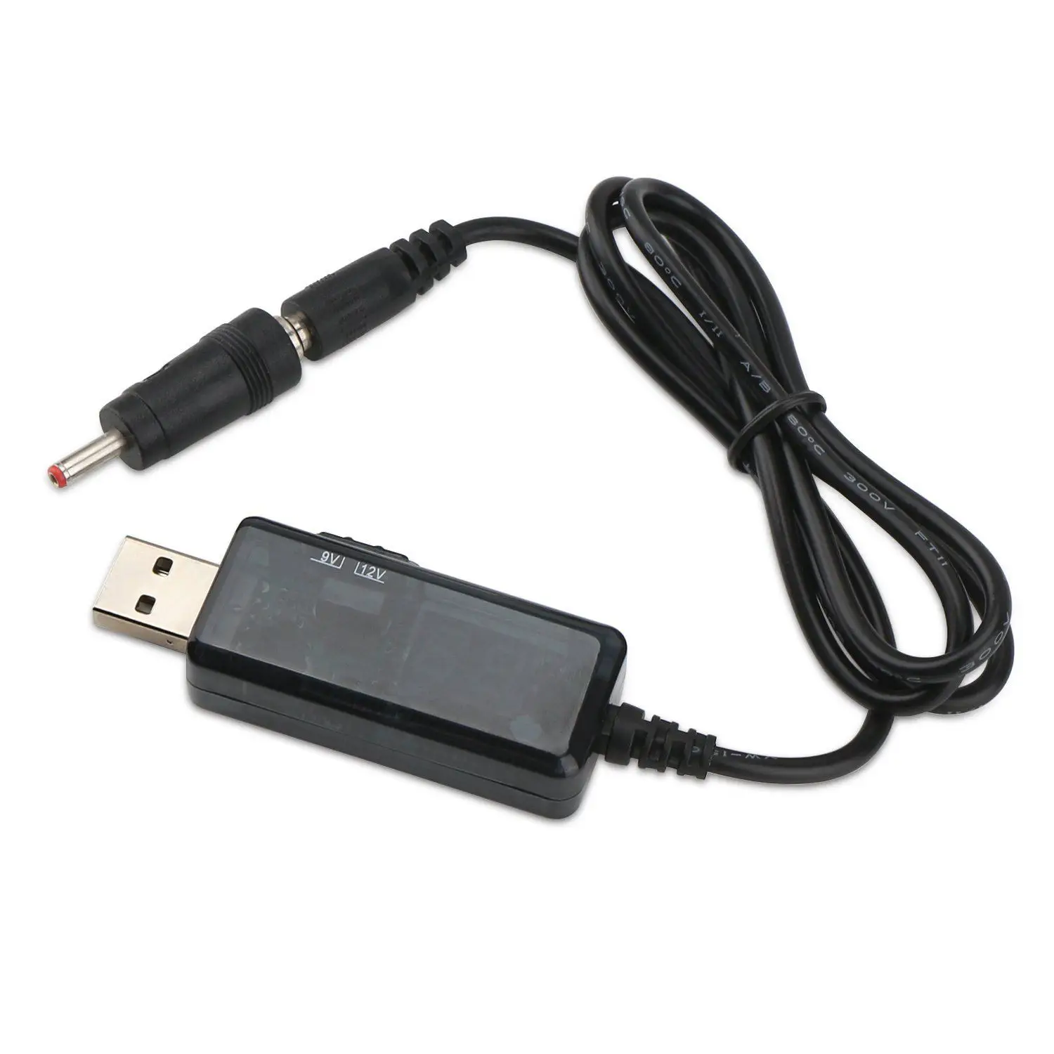 USB Boost Cable 5V Шаг до 9V 12V Регулируемый преобразователь напряжения 1A повышающий вольт трансформатор DC регулятор мощности с переключателем