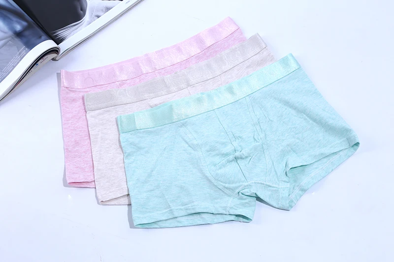 Gay Men Underwear Color Cotton Sexy Panties Boxer Shorts Loose Calvinfully Boxers Pour Homme Klen Underwear Brand Men underpants05