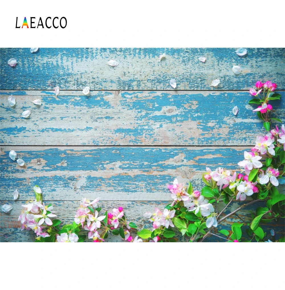 Laeacco Blossom Flower Petal деревянный фон для фотосъемки Виниловый фон для детской фотосъемки с украшением в виде куклы