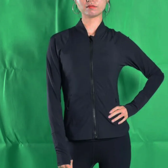 MONBEEPH XS-XL куртка женская однотонная полосатая на молнии Повседневная С Капюшоном новая куртка одежда с карманами пальто для женщин - Цвет: black