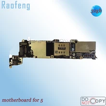 Raofeng 32 Гб разблокирована с чипами для iphone 5 материнская плата разобранный плата тестирование поодиночке хорошая работа перед отправкой