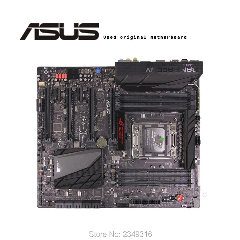 Материнская плата для ASUS Rampage IV Black Edition б/у оригинальная материнская LGA 2011 DDR3 X79