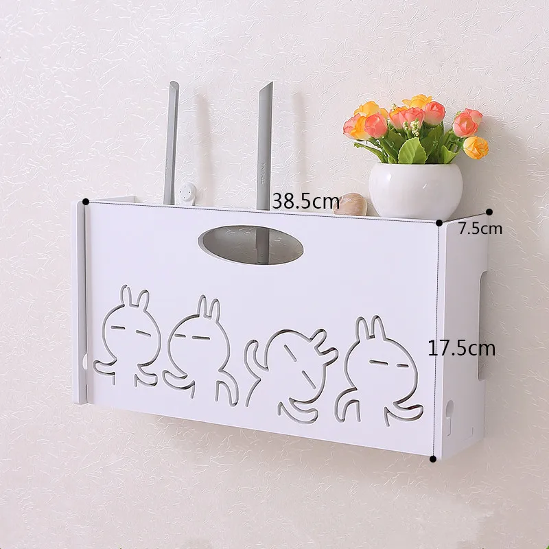 

WiFi Router Shelf Wall Mount Router Book Storage Box Router Rack Mount Bracket