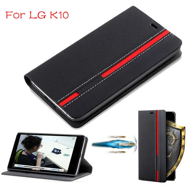 

DIYABEI Case For LG K10 5.3" Cases leather Wallet Flip Cover Phone Bags Cases for LG K10 Case Cover