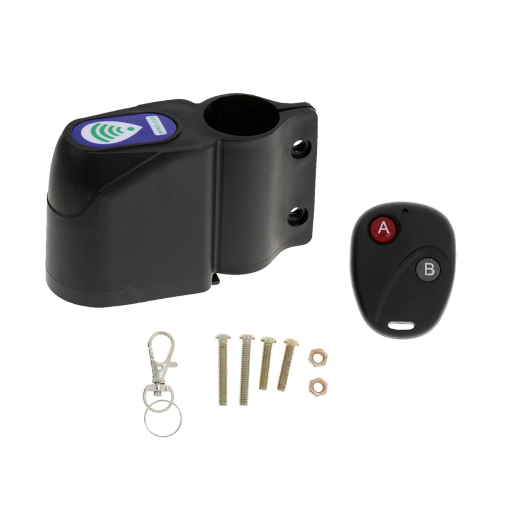 

Wireless Remote Control Bike Alarm Siren Shock Vibration Sensor Cycling Lock Guard Burglar Alarm Bicycle Accessories