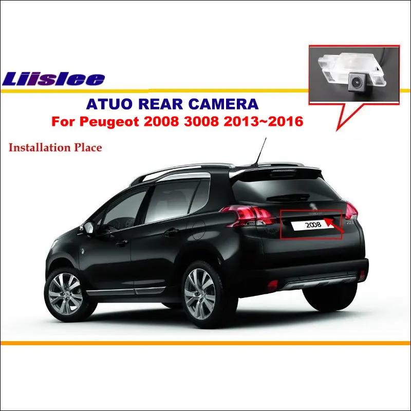 Автомобильная камера заднего вида для Peugeot 2008 3008 2013 ~ 2016 подсветильник ка