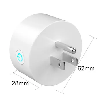 

Wifi Smart Plug Smart Household US Plug Home Power Control Socket Remote Control Works For Amazon Alexa & For Google Drop Ship