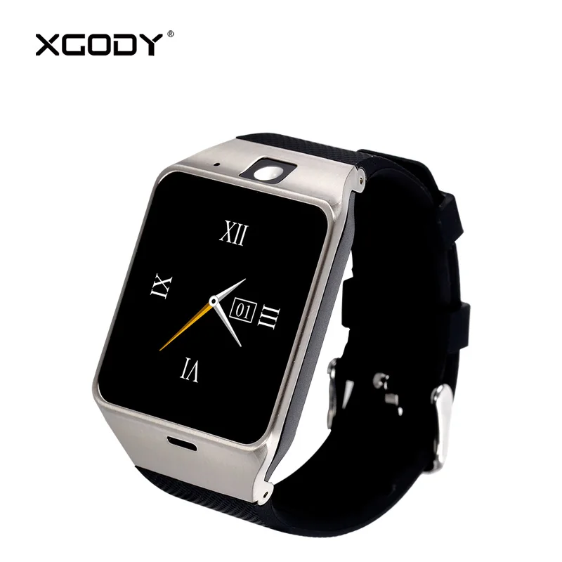 

XGODY GV18 Waterproof Bluetooth Smart Watch Android Connectivity NFC 2G Phone Call Pedometer Wrist Watch Connected with iPhone
