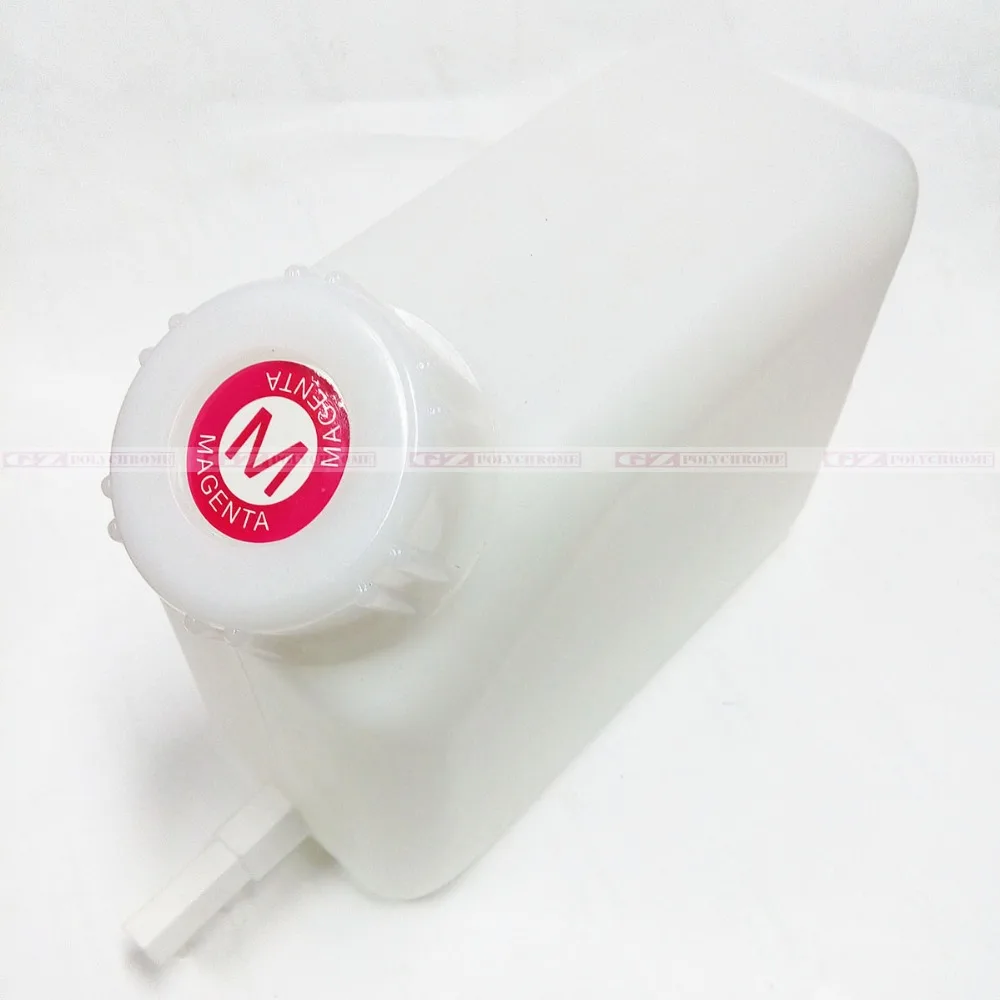 

Ink Cartridge CISS Bulk Ink Tank ECO Solvent Dual Outlet 1.5L for Mutoh Roland Mimaki Litu GZ Taimes Titanjet Xenons Wit color
