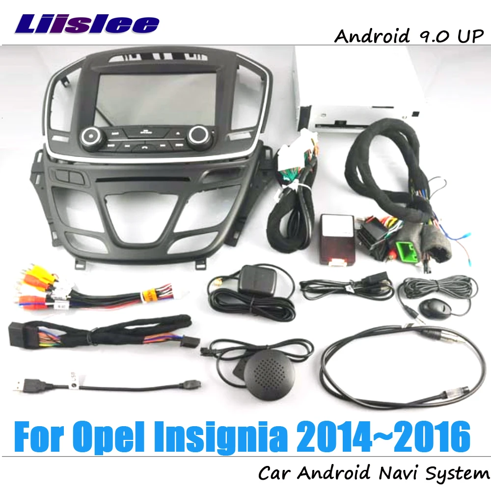 Best Liislee Android 9 4+32G For Opel Insignia 2014~2016 Stereo Car Video Carplay GPS Navi Map Navigation System Multimedia 1