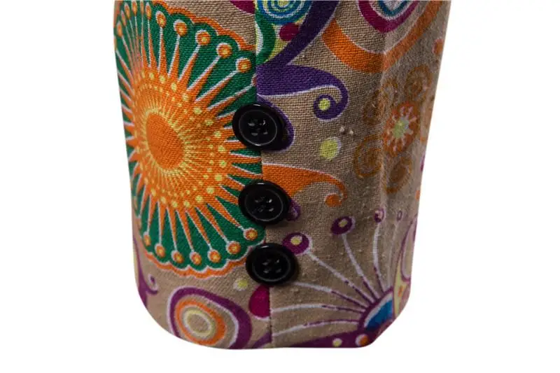 Mens Suits Blazers Cotton Linen Casual Floral Men Blazer designs National style Slim fit Jacket Coat New terno masculino