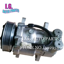 6V12 AC компрессор шкив 6pk для PEUGEOT 206 1,4 кондиционер насос для peugeot 206 компрессор