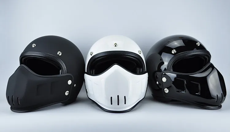 Японский бренд TT CO Томпсон 3/4 винтажный мотоциклетный шлем из стекловолокна ретро открытый шлем в форме черепа Da Motocicleta
