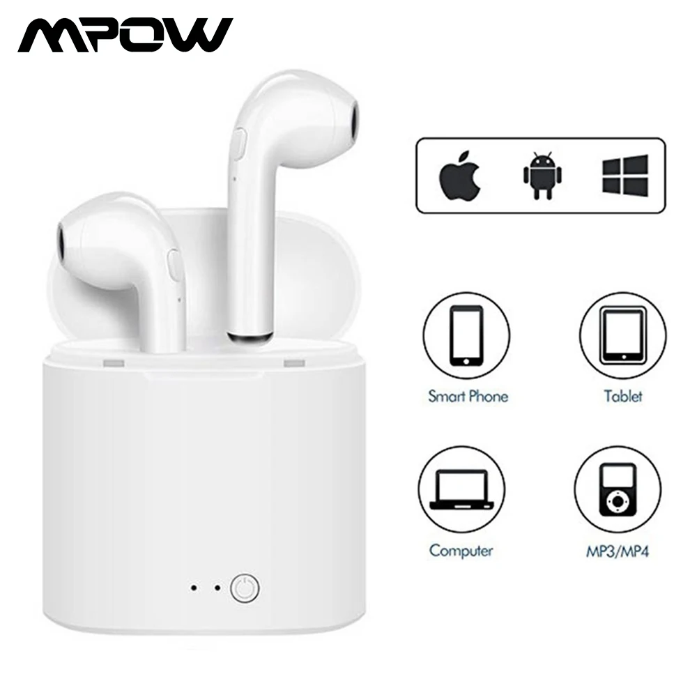 

Hot Sale i7s TWS Bluetooth 4.2 Earphone Mini TWS Wireless Stereo Earbud Headset With Charging Box And Microphone For Smartphone