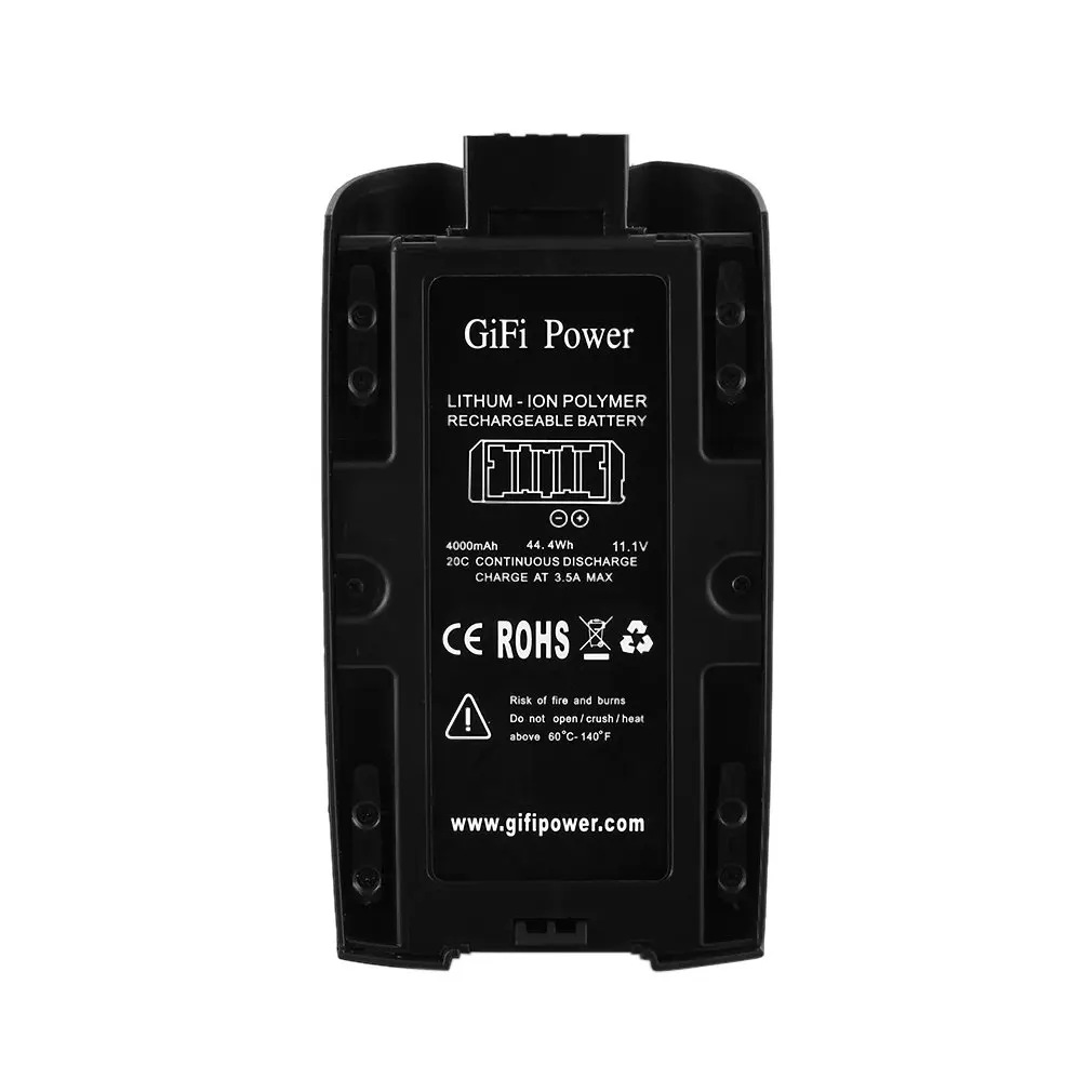 

Lipo Battery for Parrot Bebop 2.0 11.1V 4000mAh 20C 44.4Wh LiPo-Battery for RC Drone Quadcopter