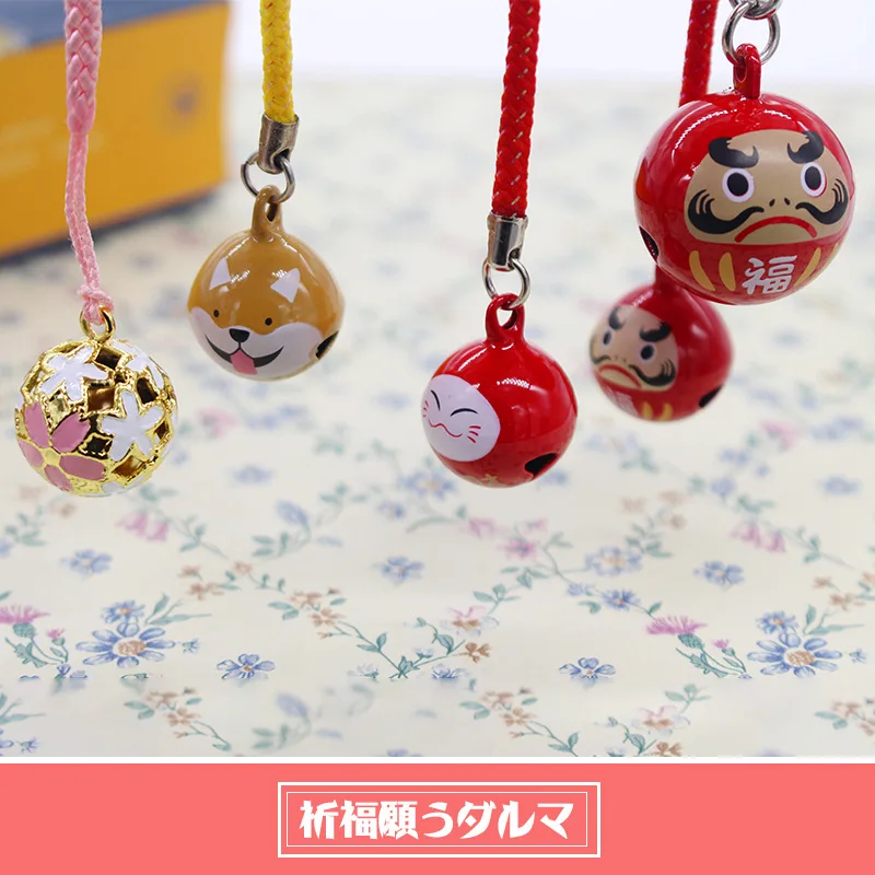 Японский милый каваи талисман Счастливая кукла Maneki Neko кошка Шиба ину подвесные фигурки детская игрушка Рождественский подарок