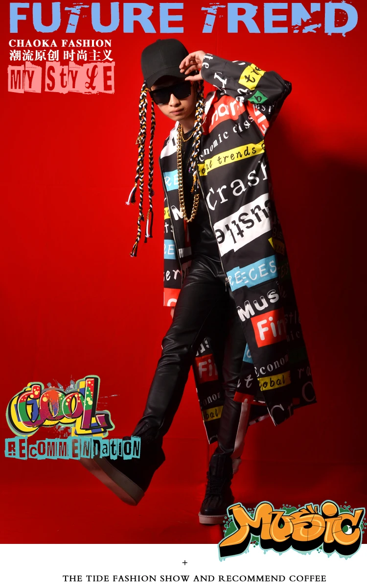 Мужской модный Тренч в стиле хип-хоп с капюшоном, мужской длинный Тренч, куртка-кардиган, плащ, пальто для сцены, певицы, танцовщицы, одежда для ночного клуба